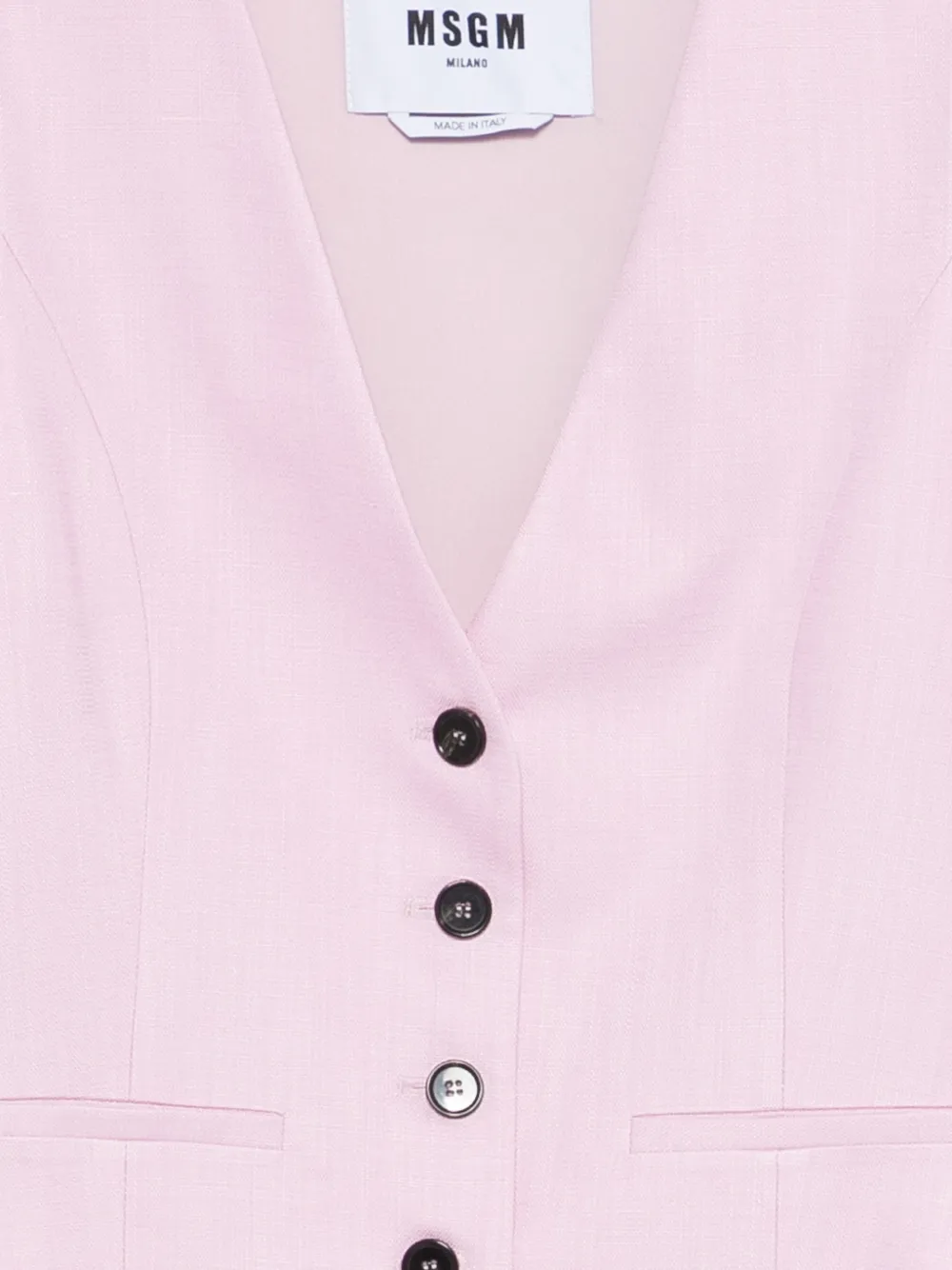 V-Neck Button-Fastening Gilet