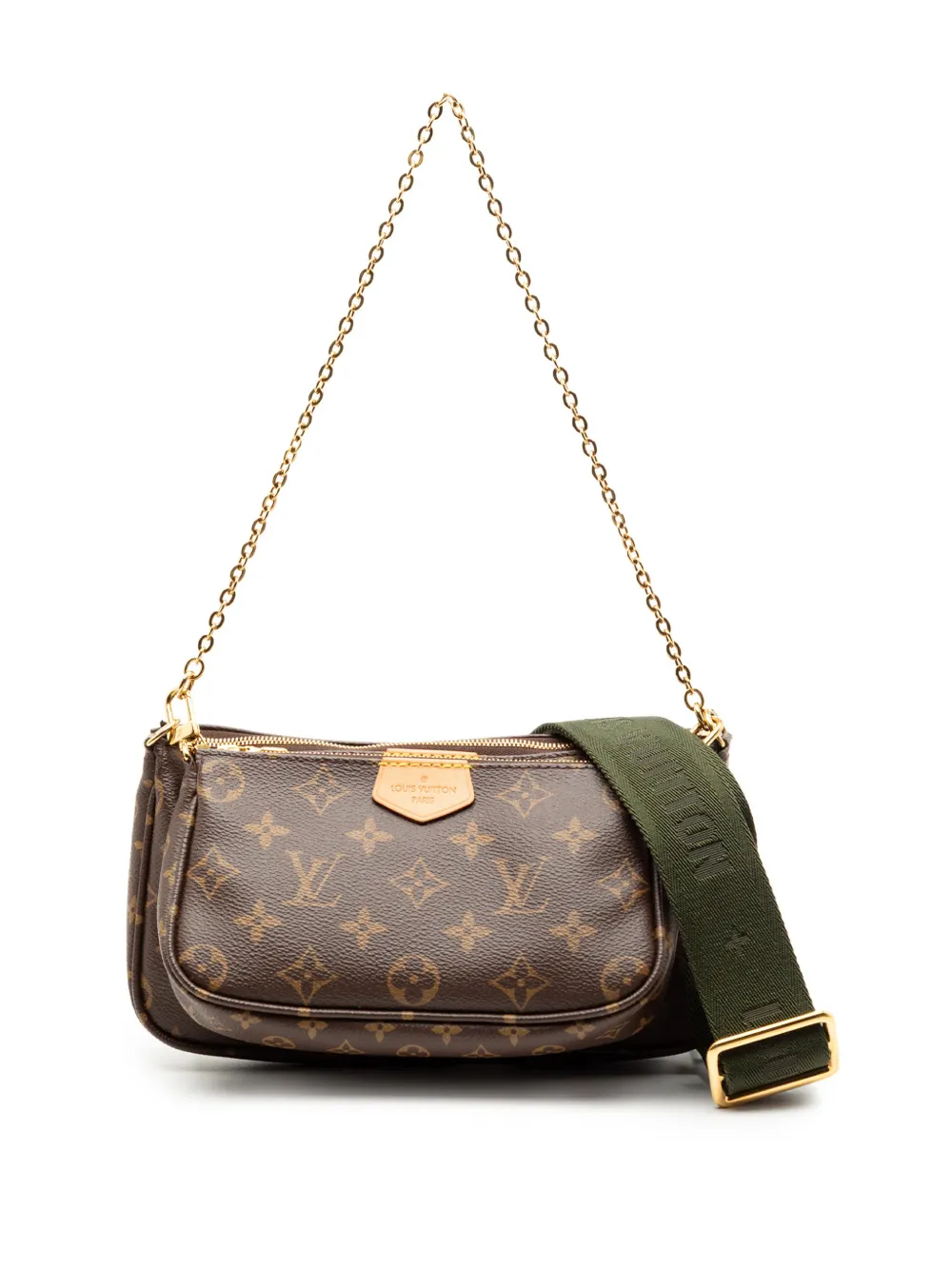 Louis Vuitton Pre-Owned 2021-2025 Monogram Multi Pochette Accessoires satchel - Marrone