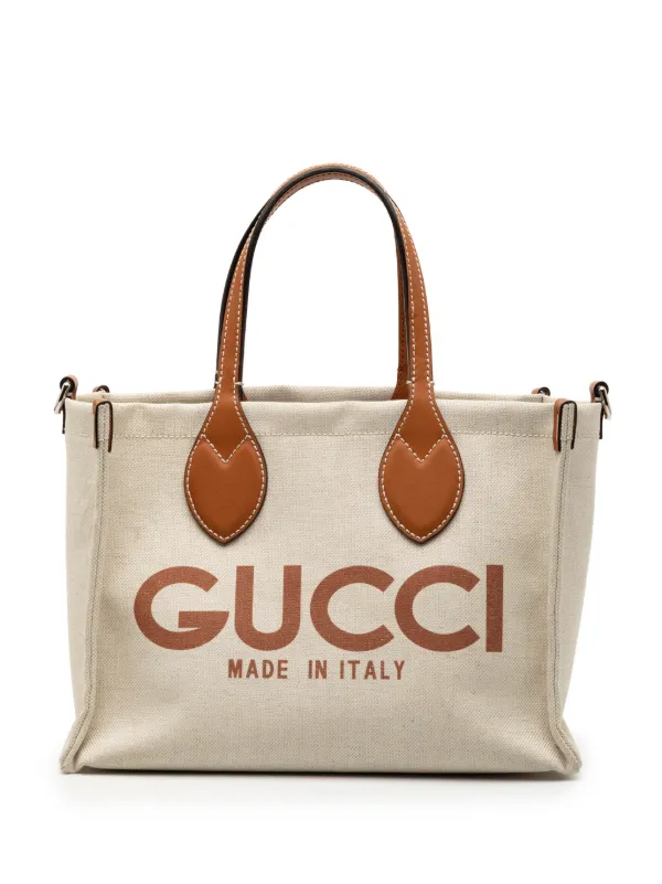 Gucci Pre-Owned 2016-2025 ミディアム キャンバス ロゴ トート 