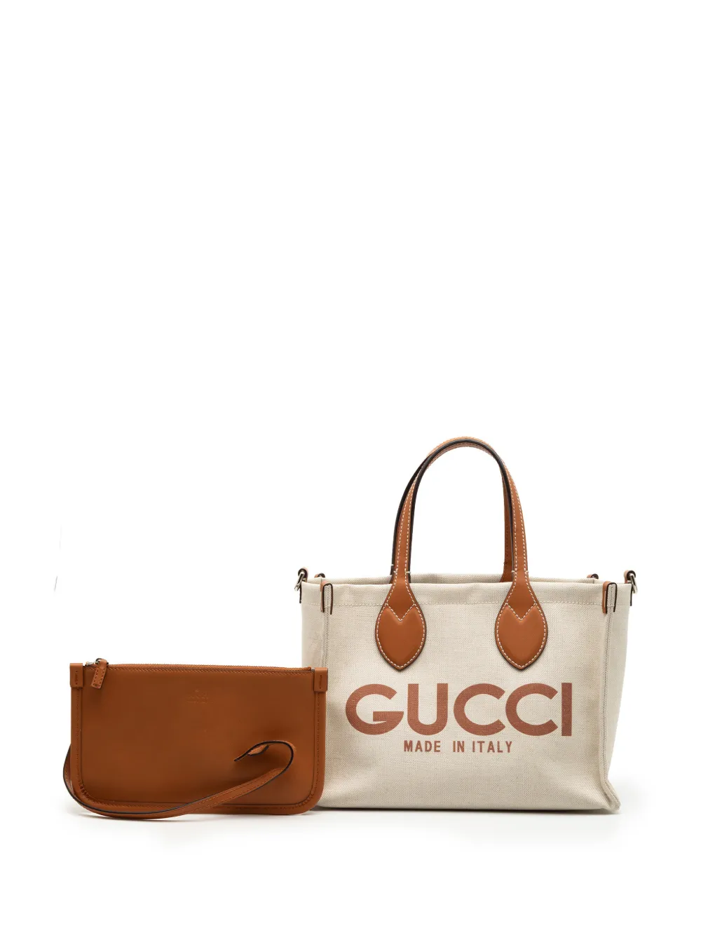 2016-2025 Medium Canvas Logo Tote Satchel