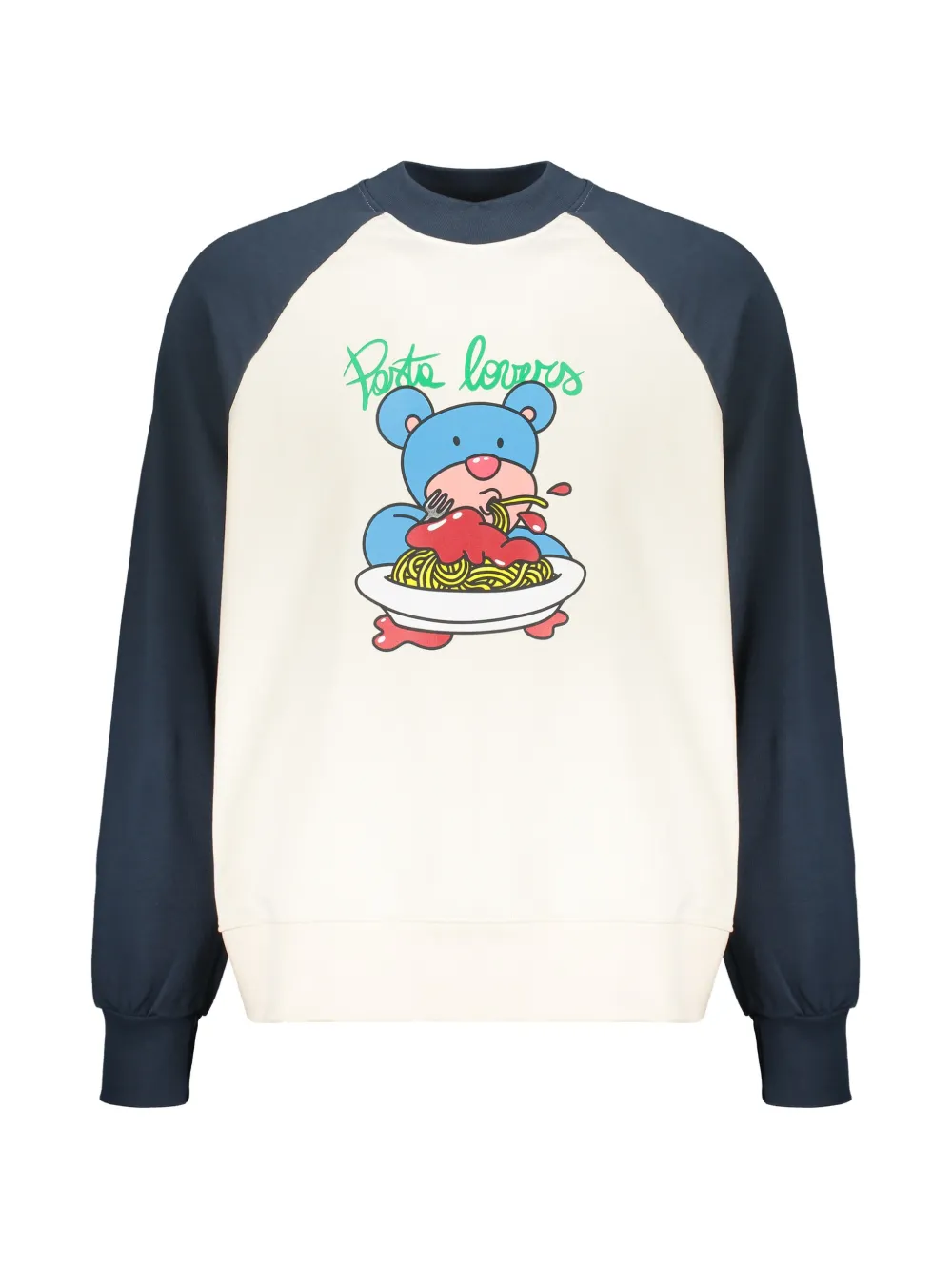 INBETWEENERS printed-design crew-neck sweatshirt - Toni neutri