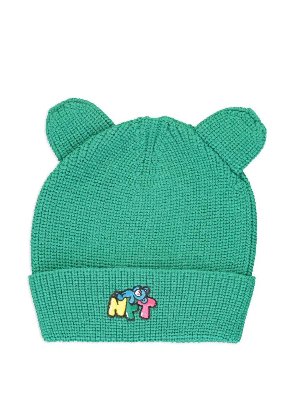 INBETWEENERS logo-embroidered beanie hat - Verde