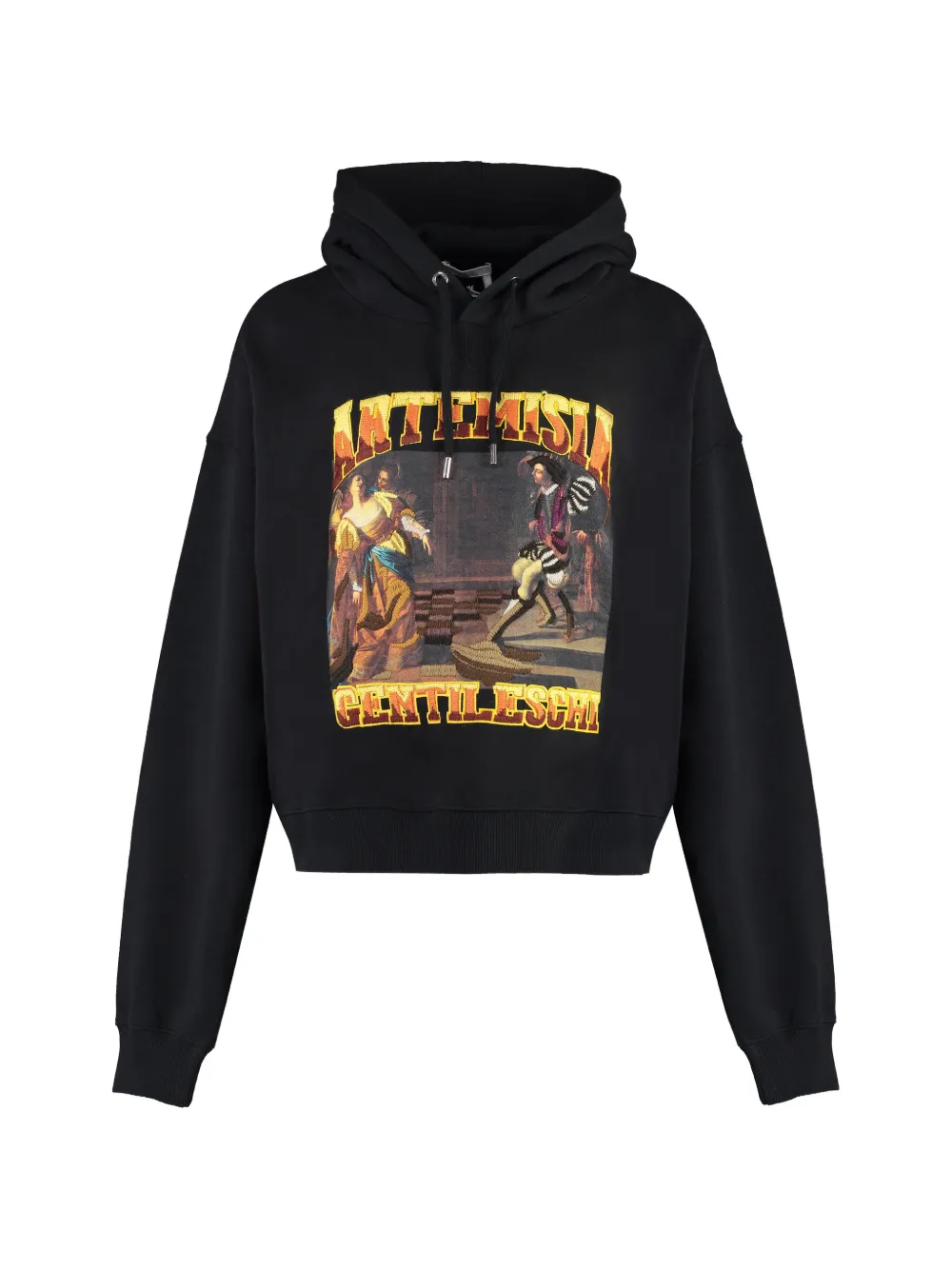 Chloé long-sleeve printed hoodie - Nero