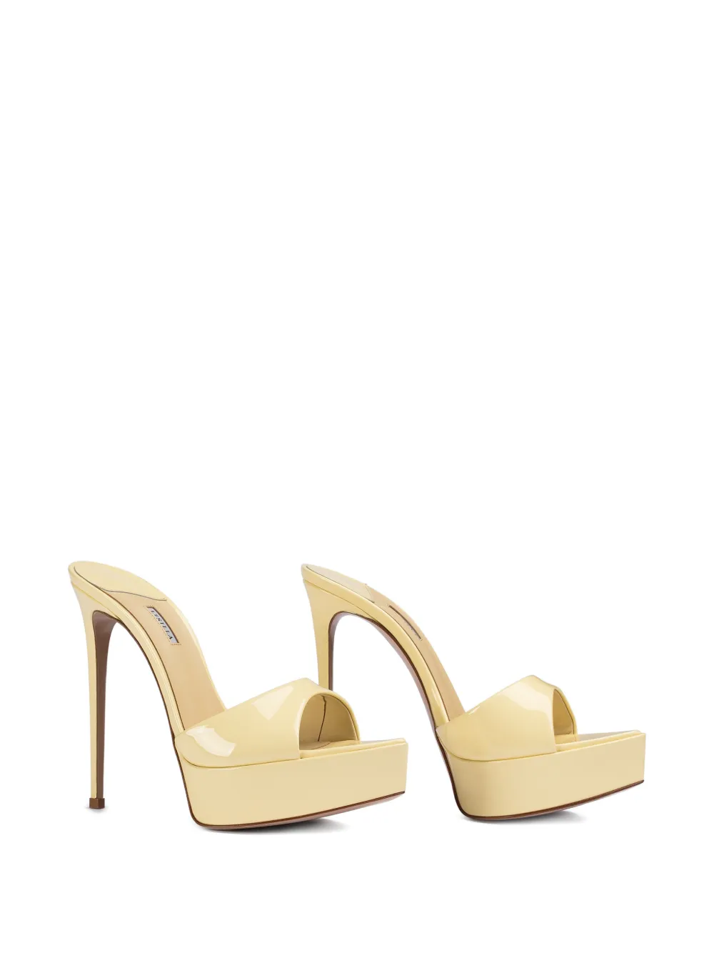 Le Silla Uma sandalen met stilettohak Geel