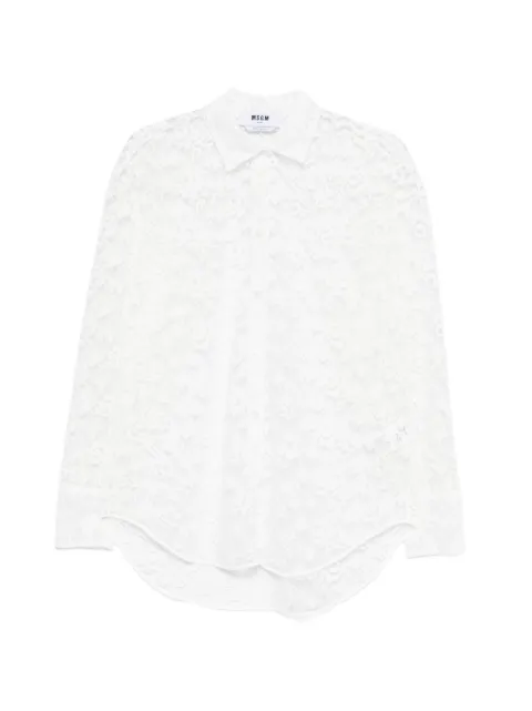 MSGM skjorte med knaplukning