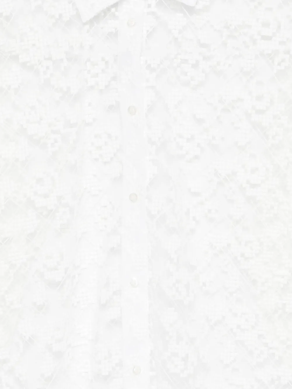 MSGM Linnen blouse Wit