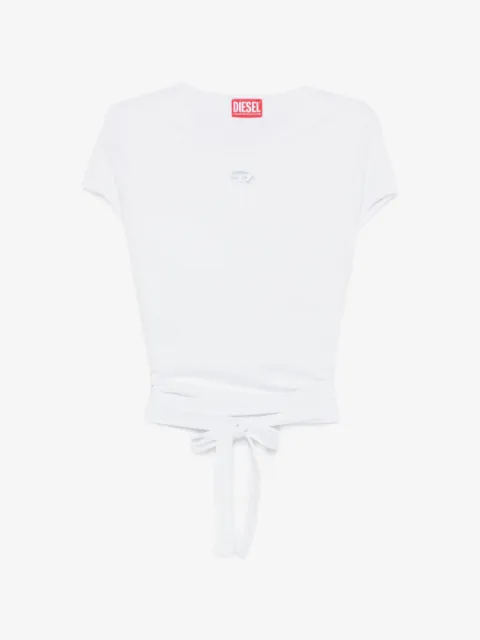 Diesel T-Bunny-Tail tie-waist T-shirt