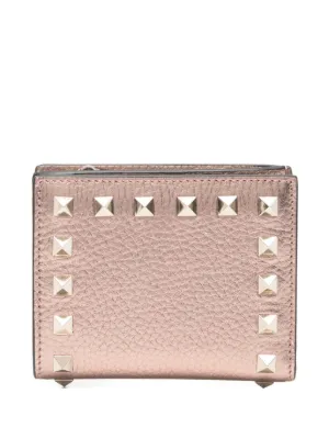 Valentino Garavani ロックスタッズ 財布 | ピンク | FARFETCH JP