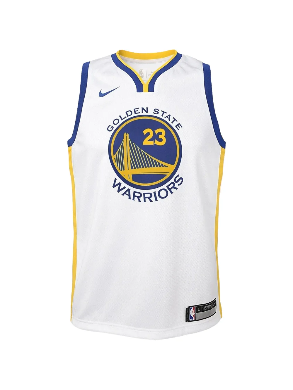 Nike Kids Canotta Golden State Warriors Association - Bianco
