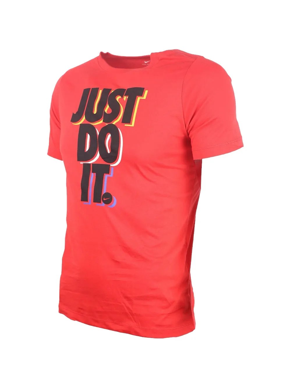 Nike Kids lettering-print T-shirt - Rosso