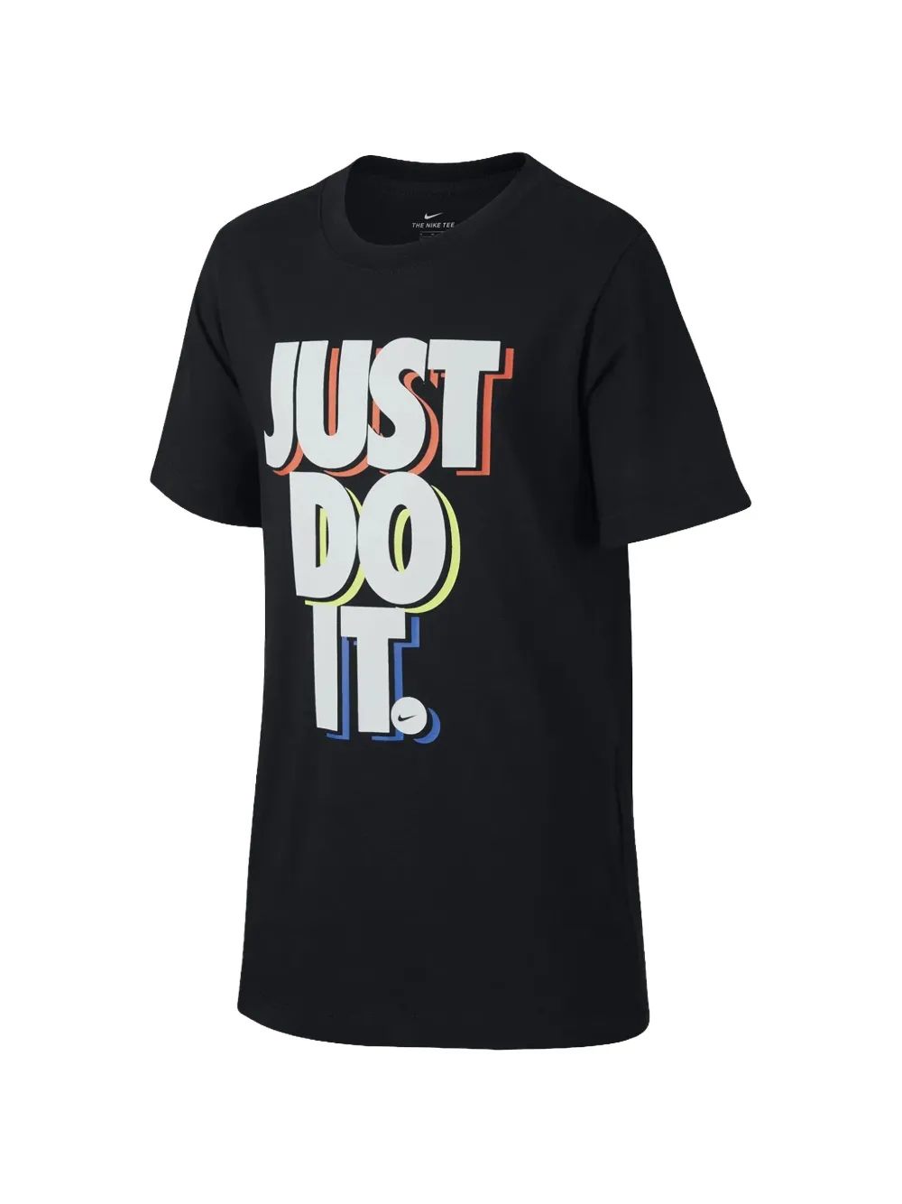 Nike Kids logo-print T-shirt - Nero