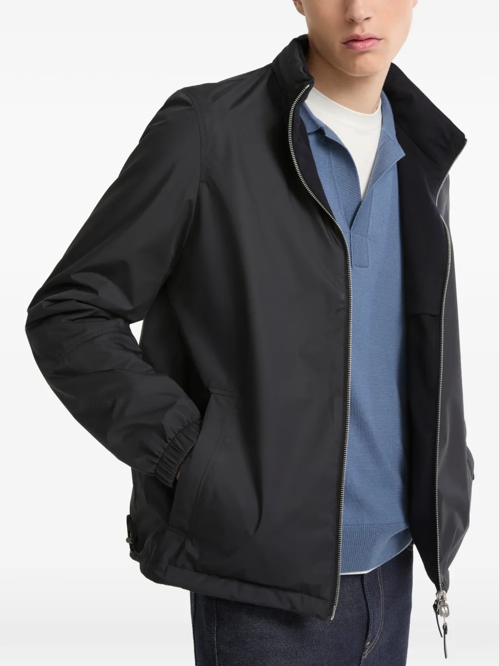 Yves Salomon Omkeerbaar jack Blauw