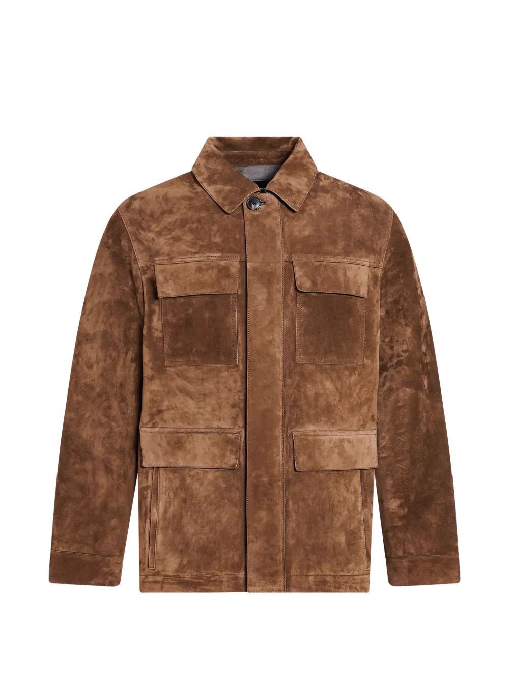 Yves Salomon suede jacket - Marrone
