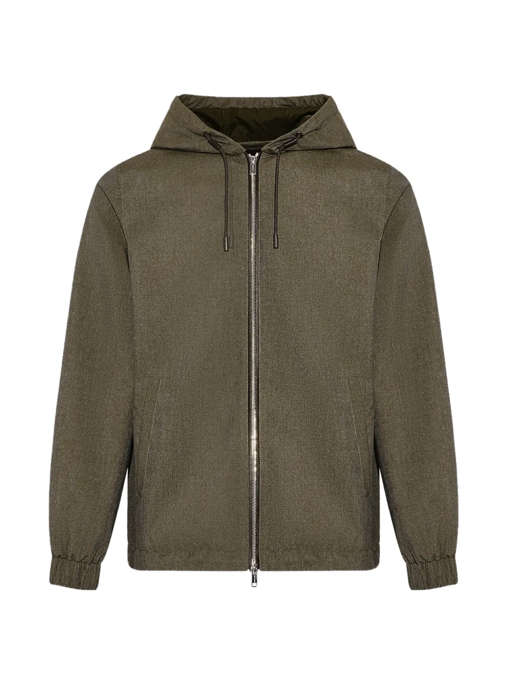 Yves Salomon hooded jacket - Verde