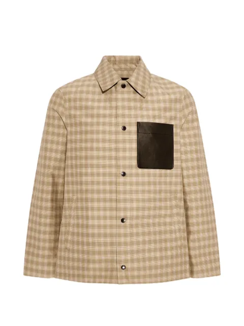 Yves Salomon sobrecamisa a cuadros