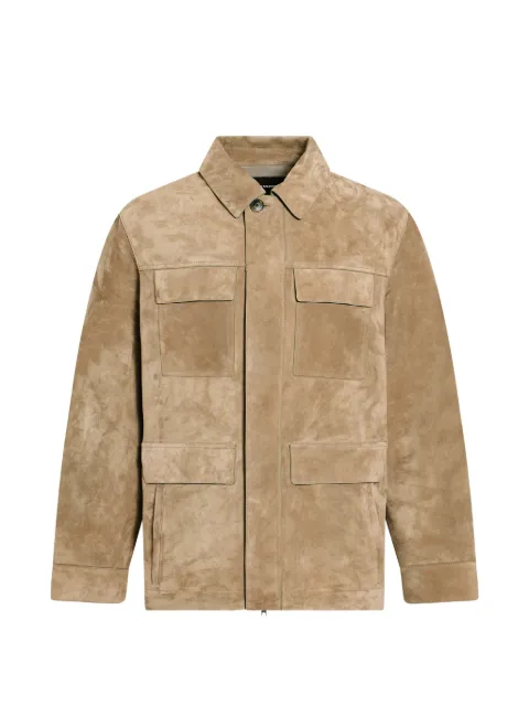 Yves Salomon chaqueta de ante con botones