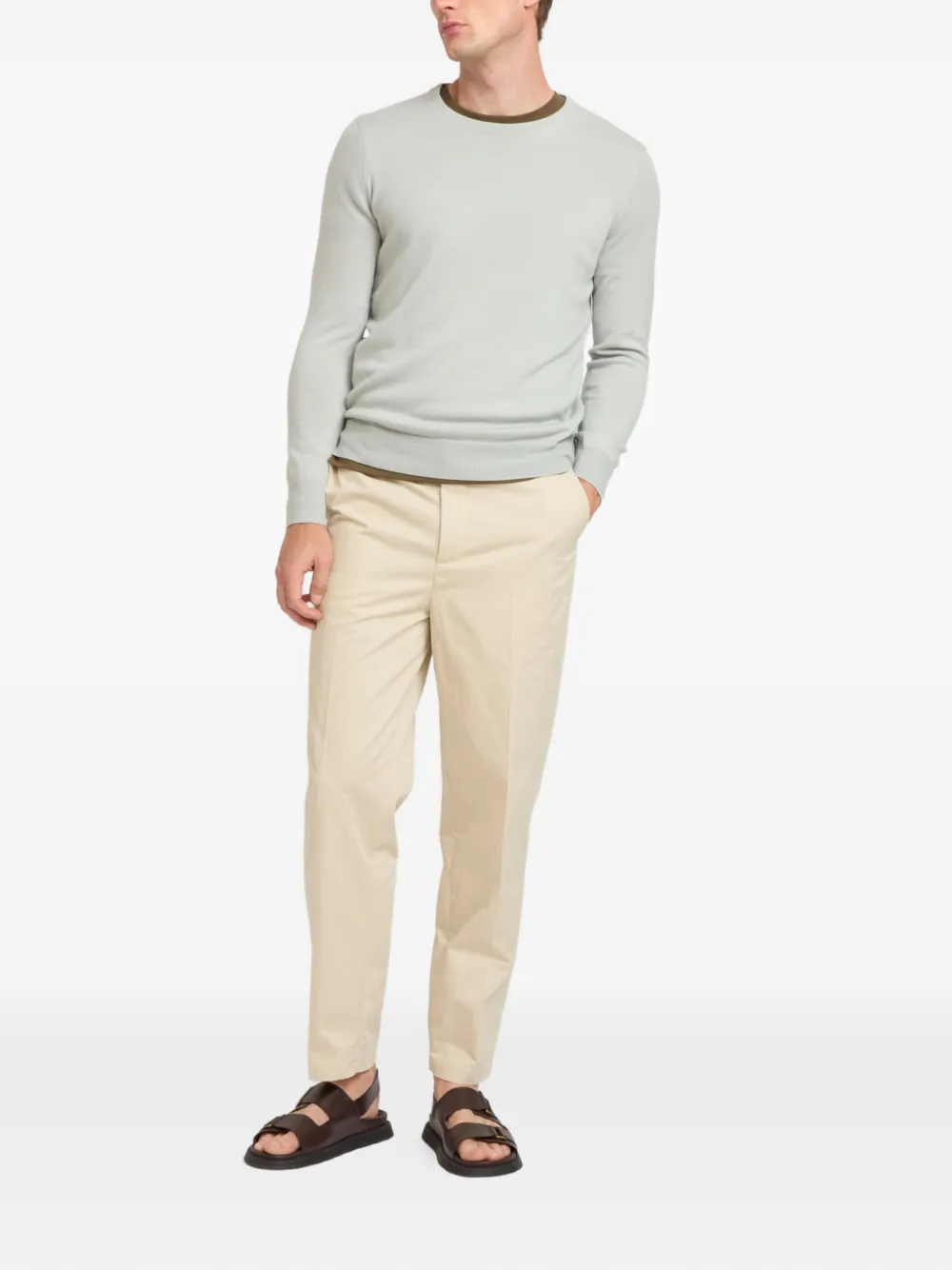 Yves Salomon Trui met ronde hals Grijs