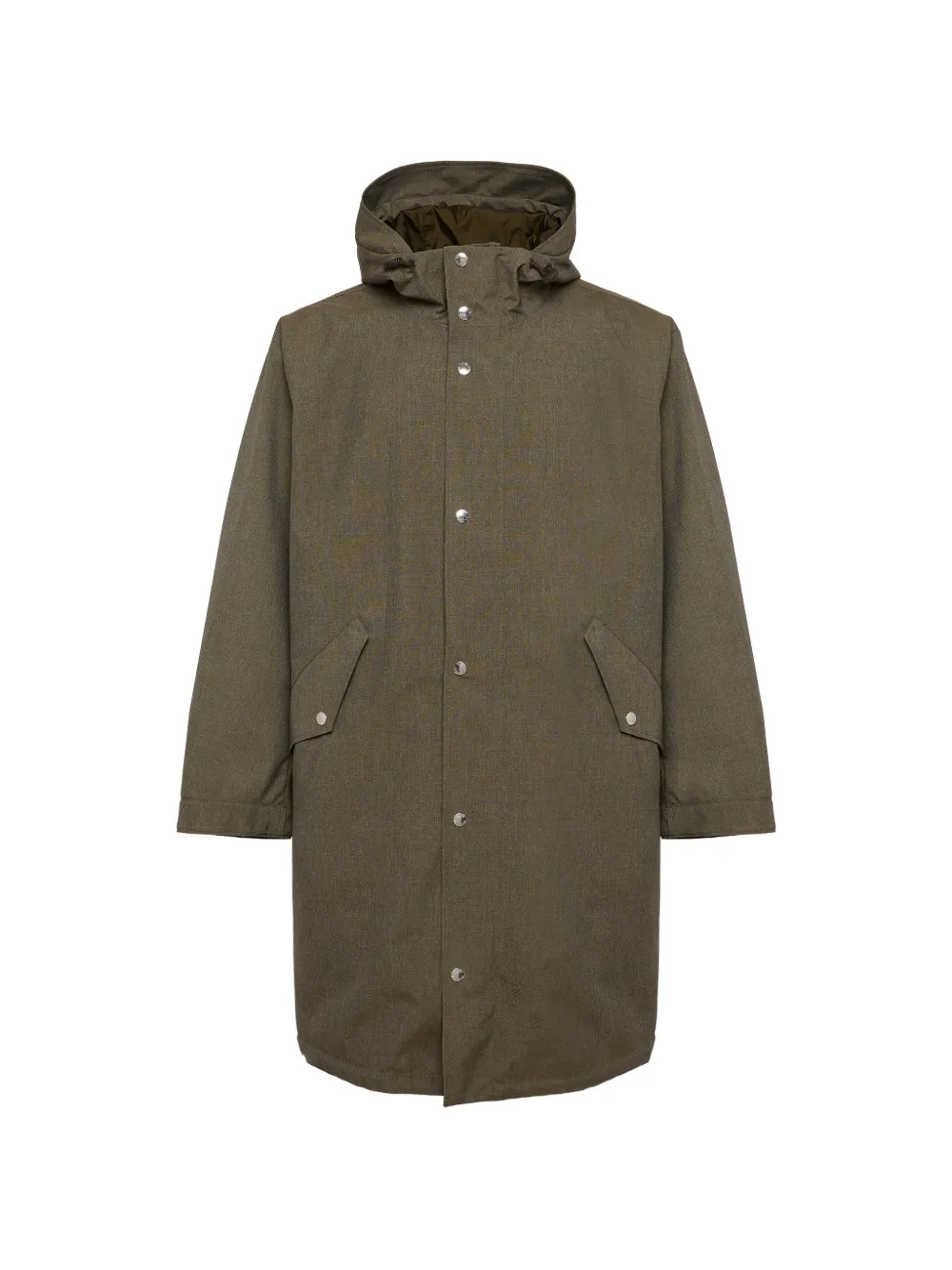 Yves Salomon Pilot parka - Grün