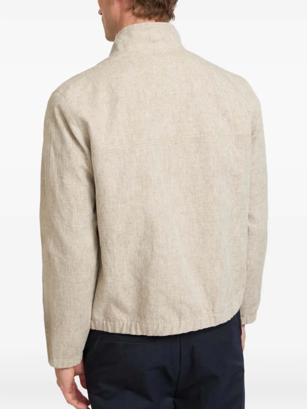 Yves Salomon Jack met rits Beige