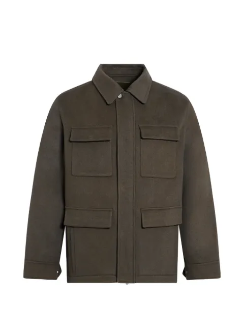 Yves Salomon sobrecamisa con bolsillo de parche