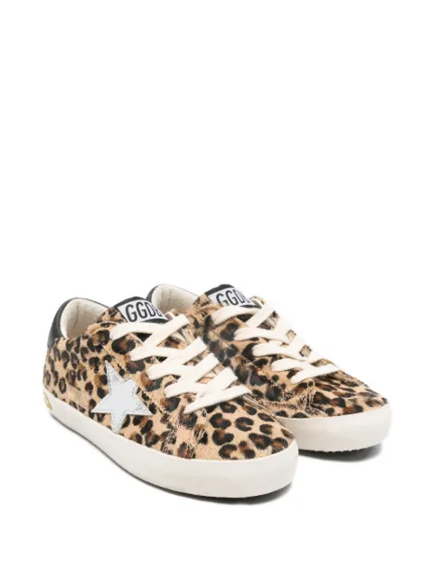 Golden Goose Kids Super Star animal-print sneakers