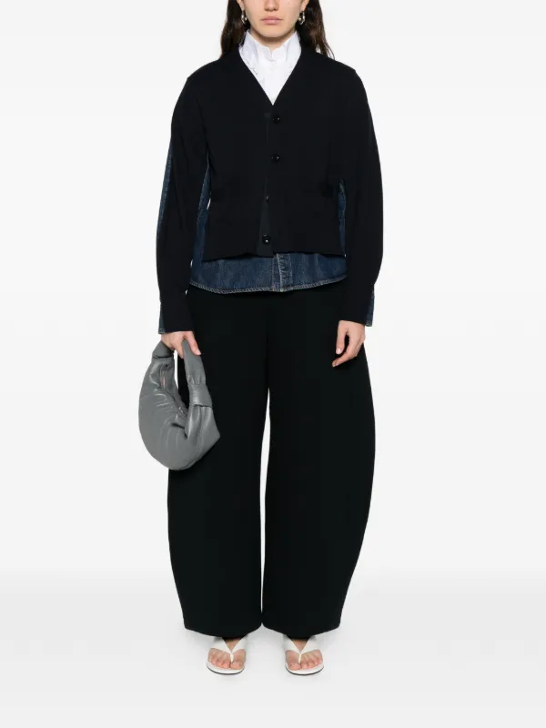 Sacai デニムカーディガン | ブルー | FARFETCH JP