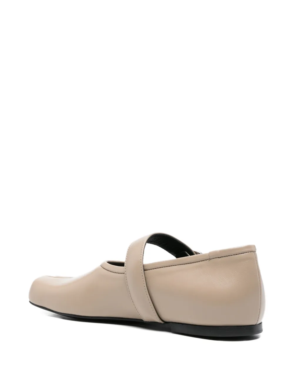 Coperni Leren ballerina's Beige
