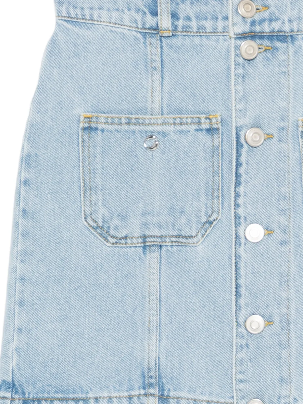  Coperni Pocket Denim Mini Skirt - Blue 