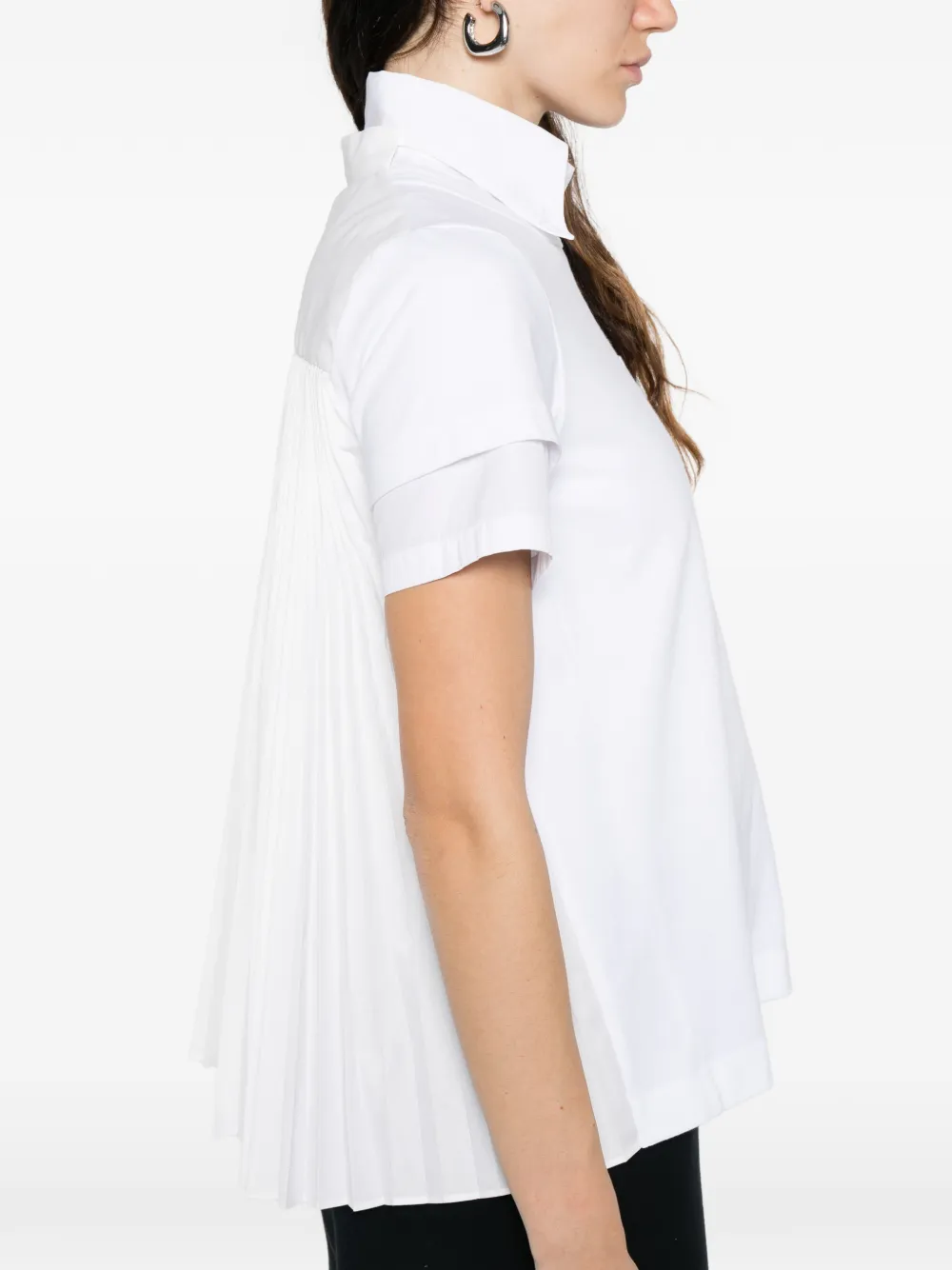 sacai T-shirt met korte mouwen Wit