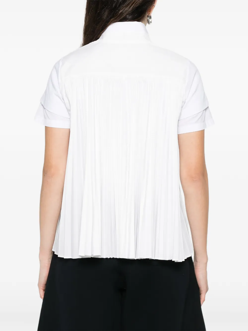 sacai T-shirt met korte mouwen Wit