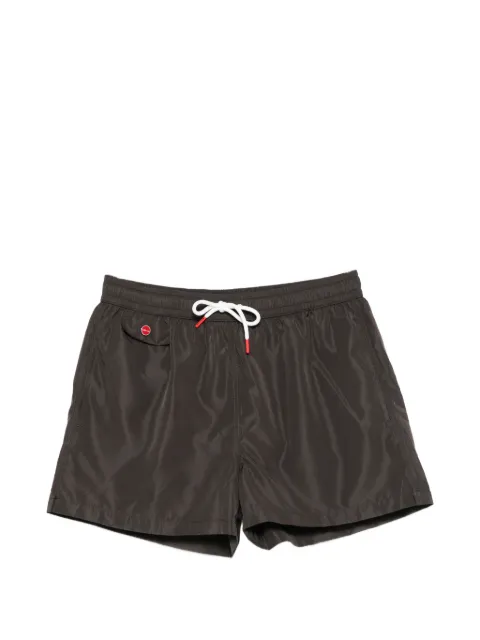 Kiton drawstring pocket swim shorts