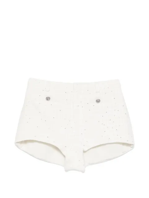 Alessandra Rich embellished-button mini shorts