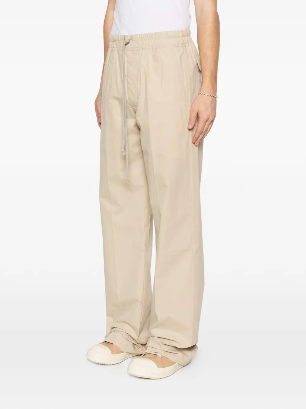 Rick Owens Broek met trekkoord Beige
