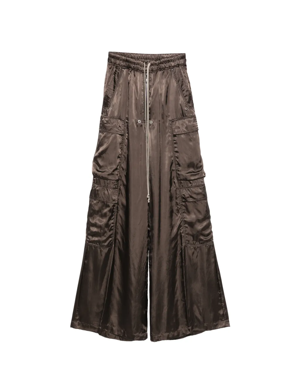 Rick Owens cargo drawstring palazzo pants - Marrone