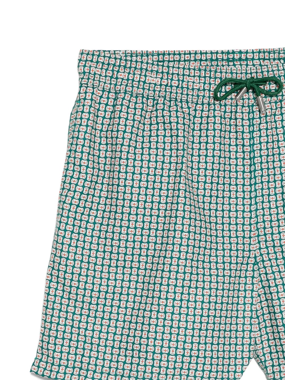  Simkhai Kelly Drawstring-fastening Printed Swim Shorts - Green 