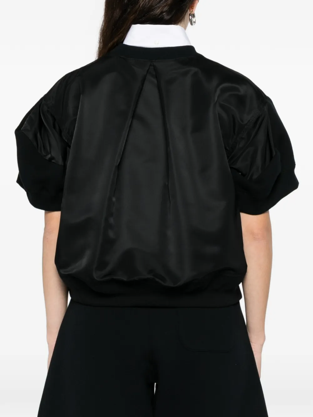 sacai Sweater met vlakken Zwart