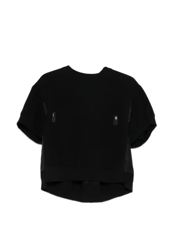 Sacai パネル スウェットシャツ | ブラック | FARFETCH JP