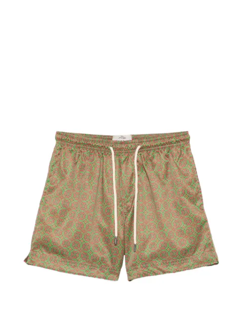 PENINSULA SWIMWEAR geometric-print drawstring swim shorts