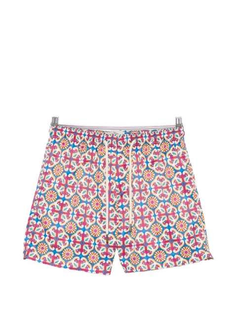 PENINSULA SWIMWEAR Amalfi geometric-print swim shorts