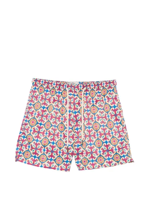 PENINSULA SWIMWEAR Amalfi geometric-print swim shorts