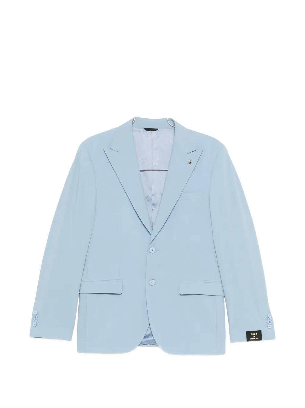 Manuel Ritz Single-breasted Suit In Blue