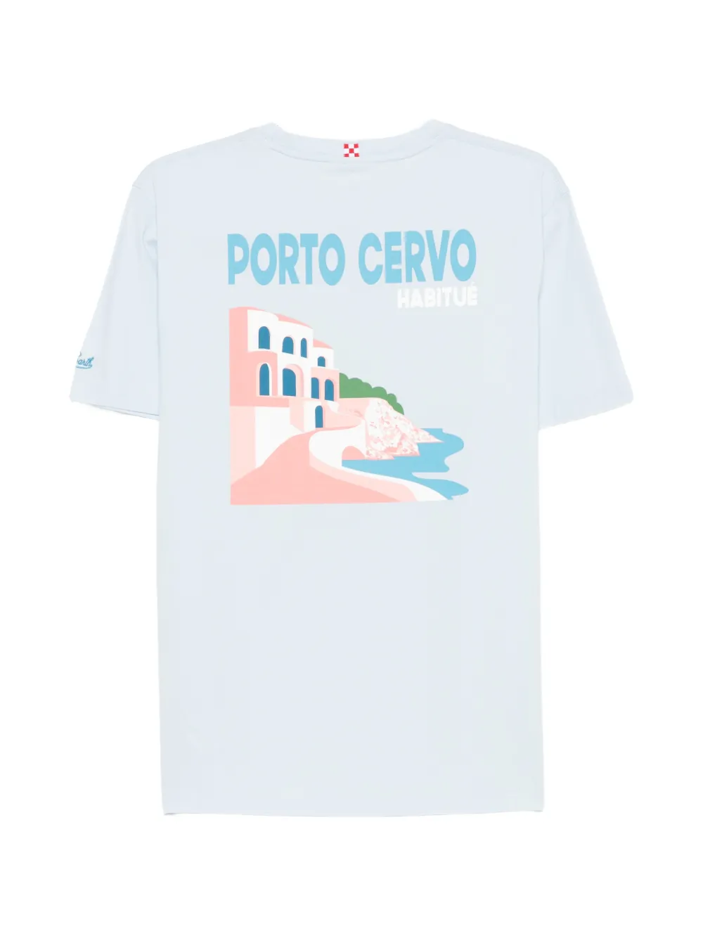 MC2 Saint Barth Portland T-shirt met print Blauw