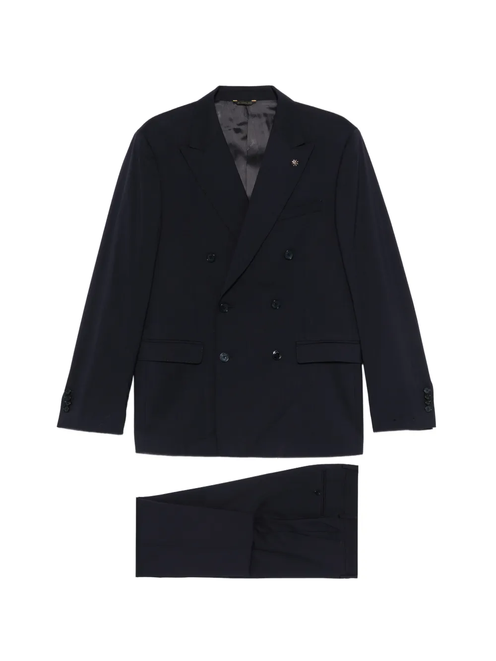 Manuel Ritz double-breasted suit - Blu