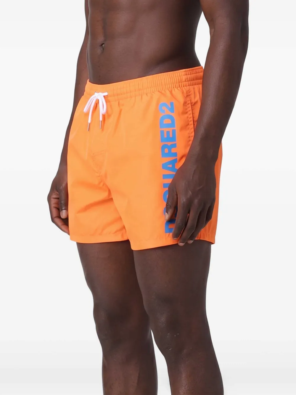 DSQUARED2 Zwembroek met trekkoord Oranje