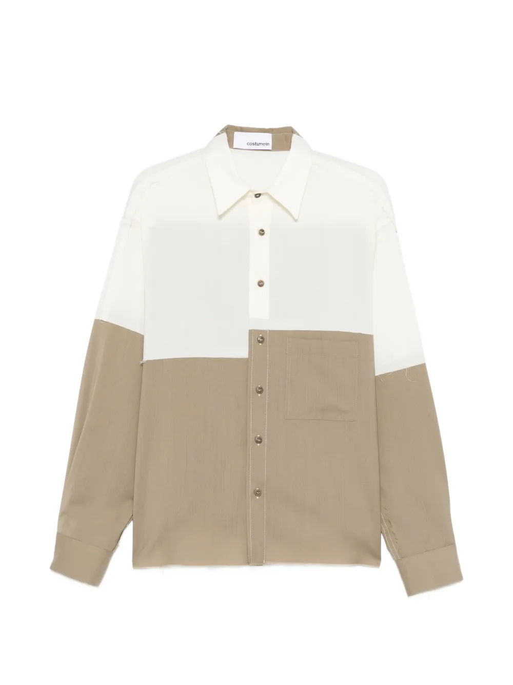 Costumein Richard Evo buttoned shirt - Toni neutri