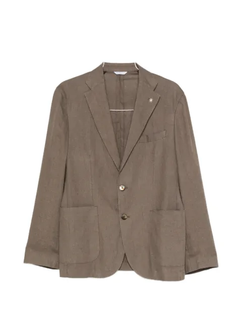 Manuel Ritz single-breasted patch-pocket suit