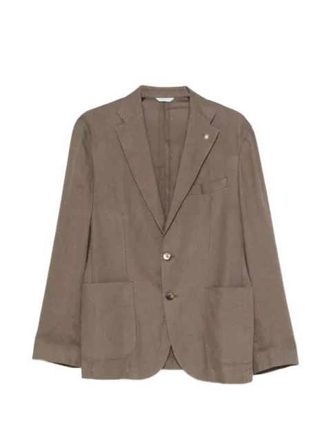 Manuel Ritz single-breasted patch-pocket suit