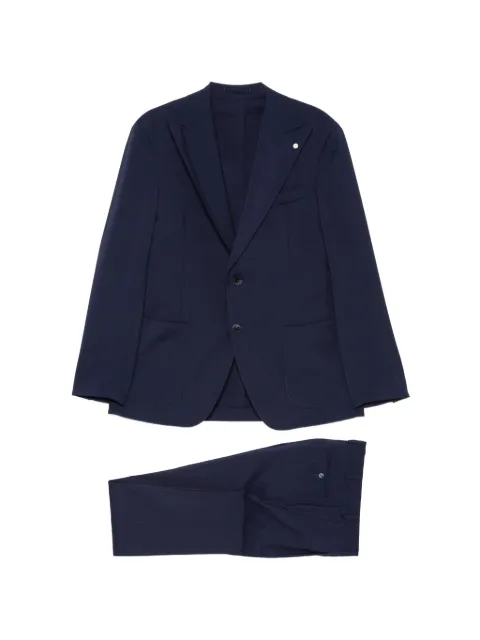 LUIGI BIANCHI MANTOVA single-breasted peak-lapel suit