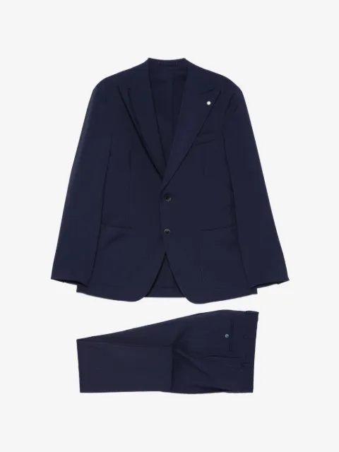 LUIGI BIANCHI MANTOVA blazer boutonné à revers pointus