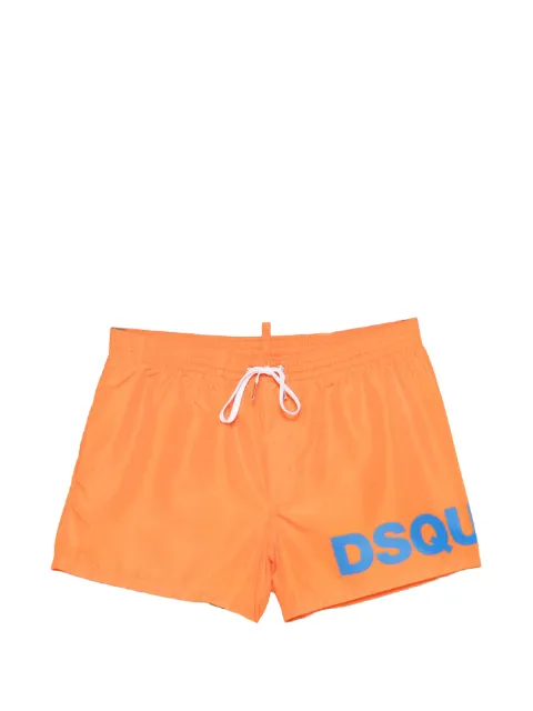DSQUARED2 logo drawstring-waistband swim shorts